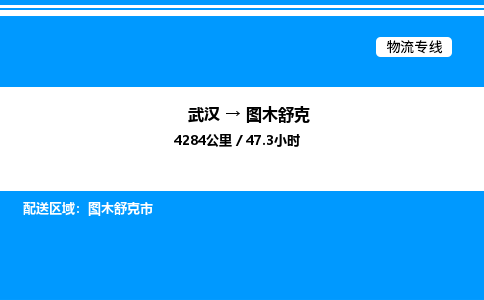 武汉到图木舒克物流专线-武汉至图木舒克货运公司