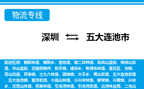 深圳到五大连池市物流专线-深圳至五大连池市货运公司